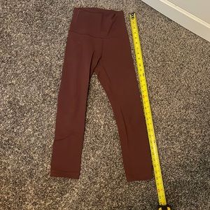 Maroon Lululemon leggings